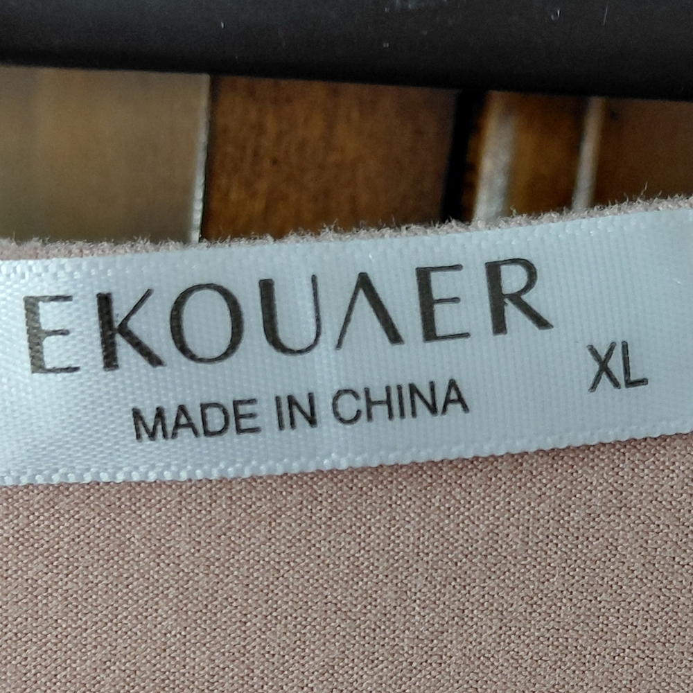 EKOUAER Elegant Blush Pajamas - Picture 2 of 6